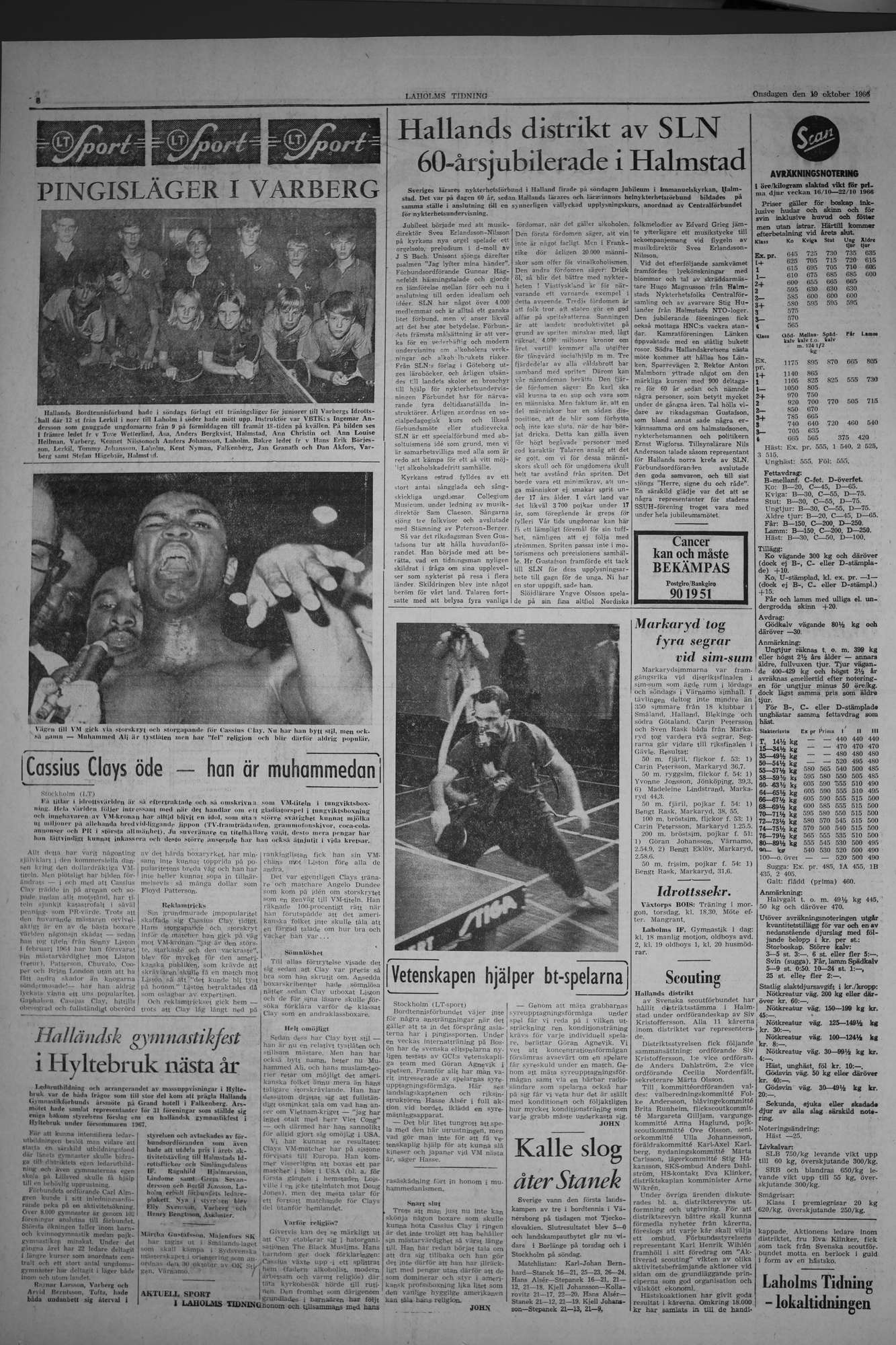 Laholms Tidning Onsdag 19 oktober 1966, sida 6