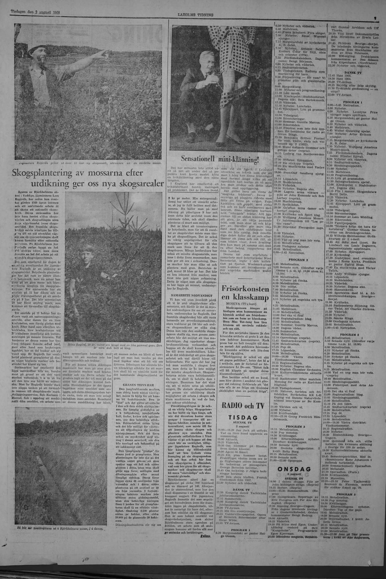 Laholms Tidning Tisdag 2 augusti 1966, sida 7