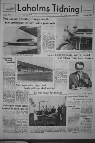 Förstasidan, Lördag 20 augusti 1966