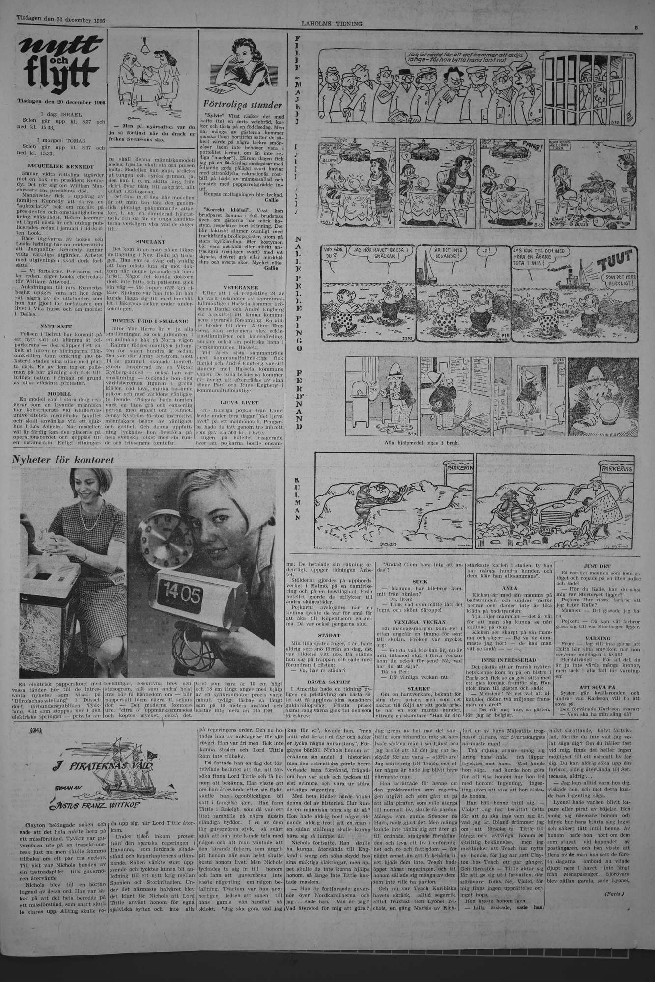 Laholms Tidning Tisdag 20 december 1966, sida 5