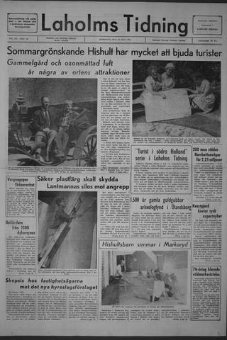 Förstasidan, Onsdag 20 juli 1966