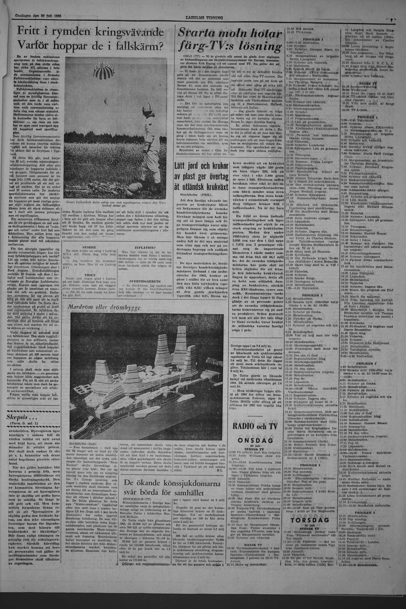 Laholms Tidning Onsdag 20 juli 1966, sida 7