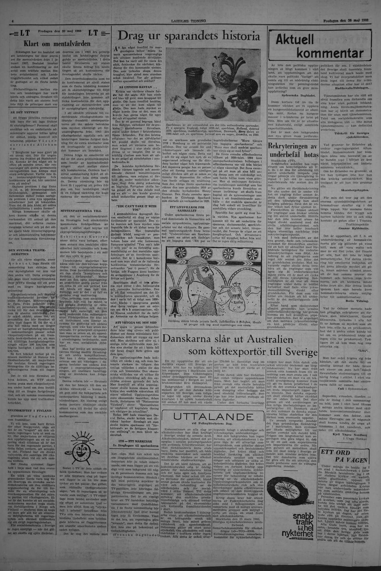 Laholms Tidning Fredag 20 maj 1966, sida 4
