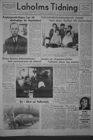 Förstasidan, Onsdag 21 december 1966