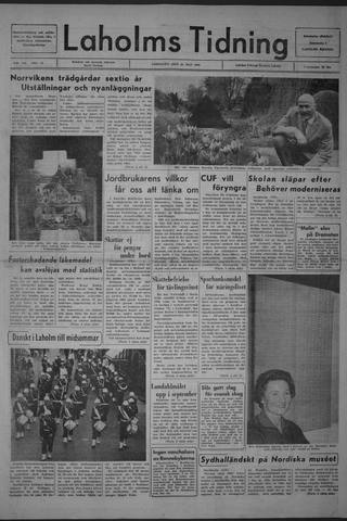 Förstasidan, Lördag 21 maj 1966