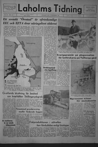 Förstasidan, Onsdag 21 september 1966