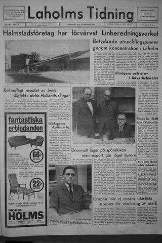 Förstasidan, Lördag 22 oktober 1966