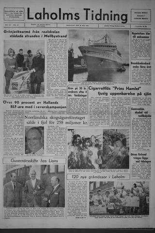 Förstasidan, Måndag 23 maj 1966