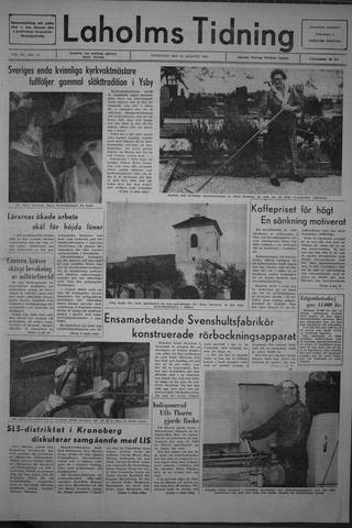 Förstasidan, Onsdag 24 augusti 1966