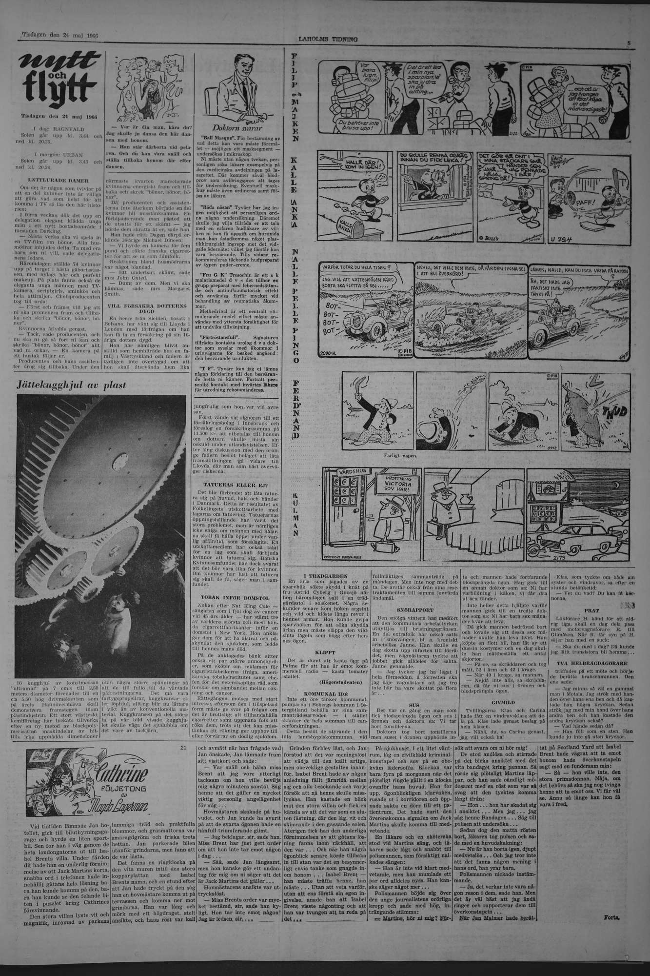 Laholms Tidning Tisdag 24 maj 1966, sida 5