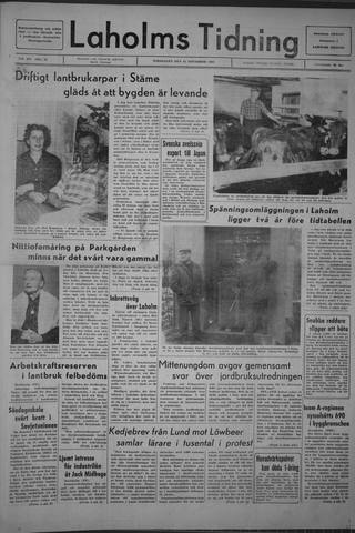 Förstasidan, Torsdag 24 november 1966