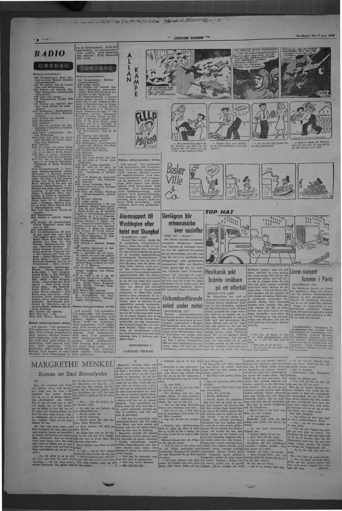 Laholms Tidning Onsdag 4 maj 1949, sida 6