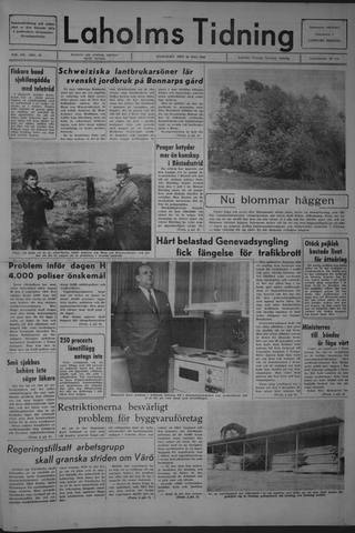 Förstasidan, Onsdag 25 maj 1966
