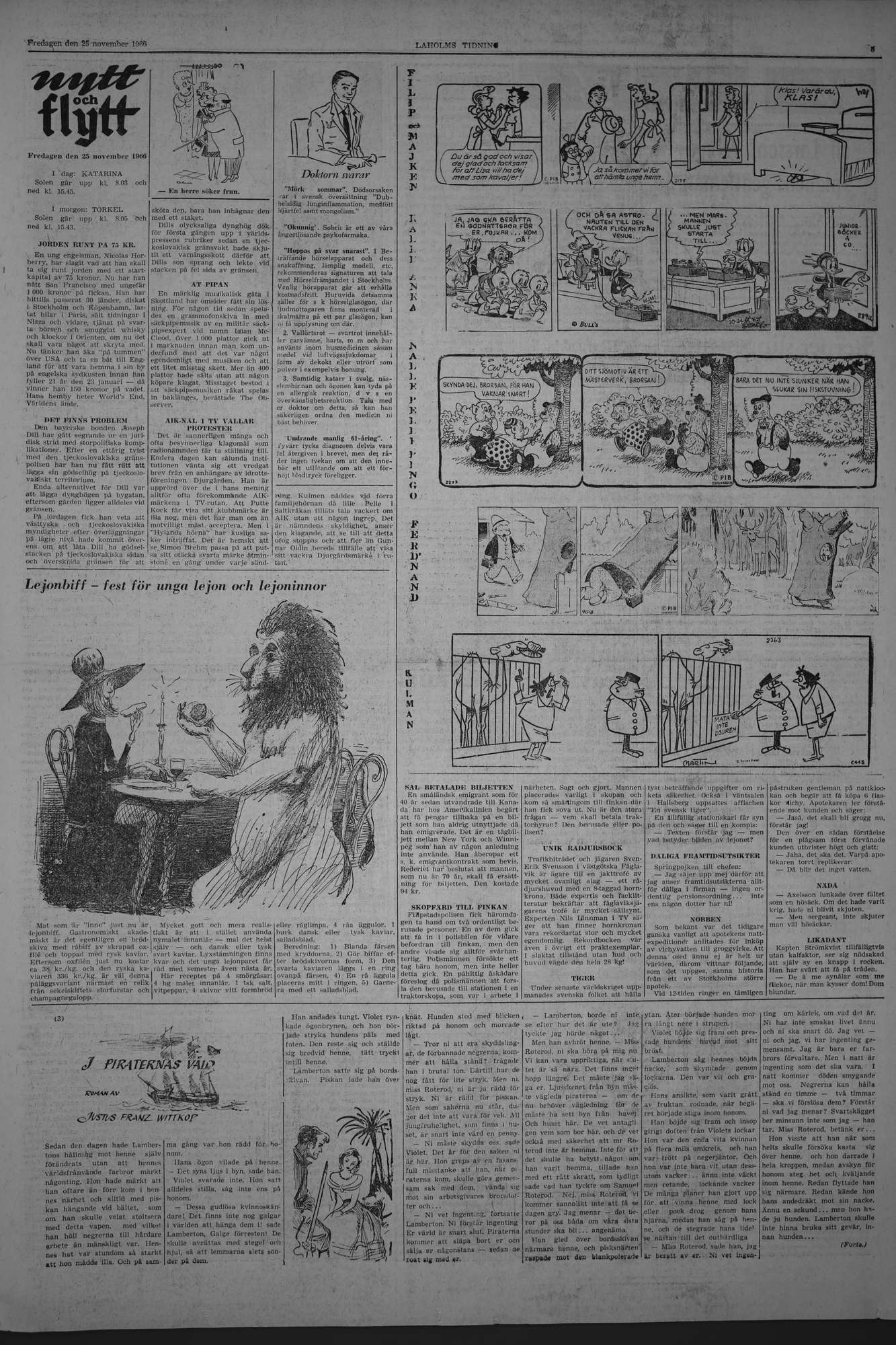 Laholms Tidning Fredag 25 november 1966, sida 5