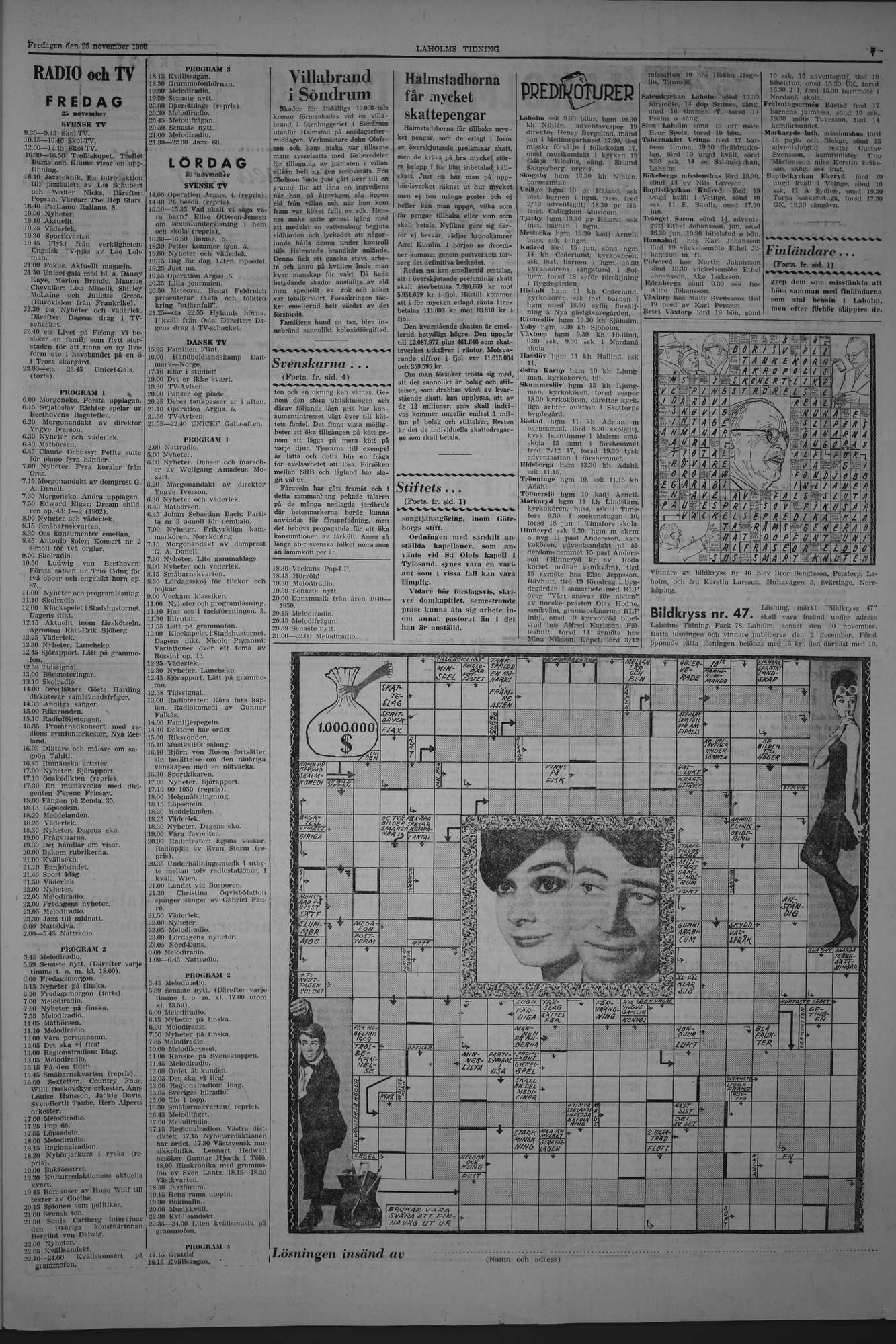 Laholms Tidning Fredag 25 november 1966, sida 7