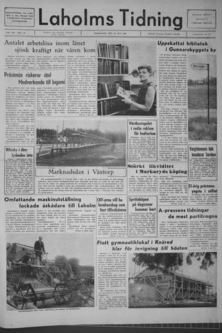 Förstasidan, Torsdag 26 maj 1966