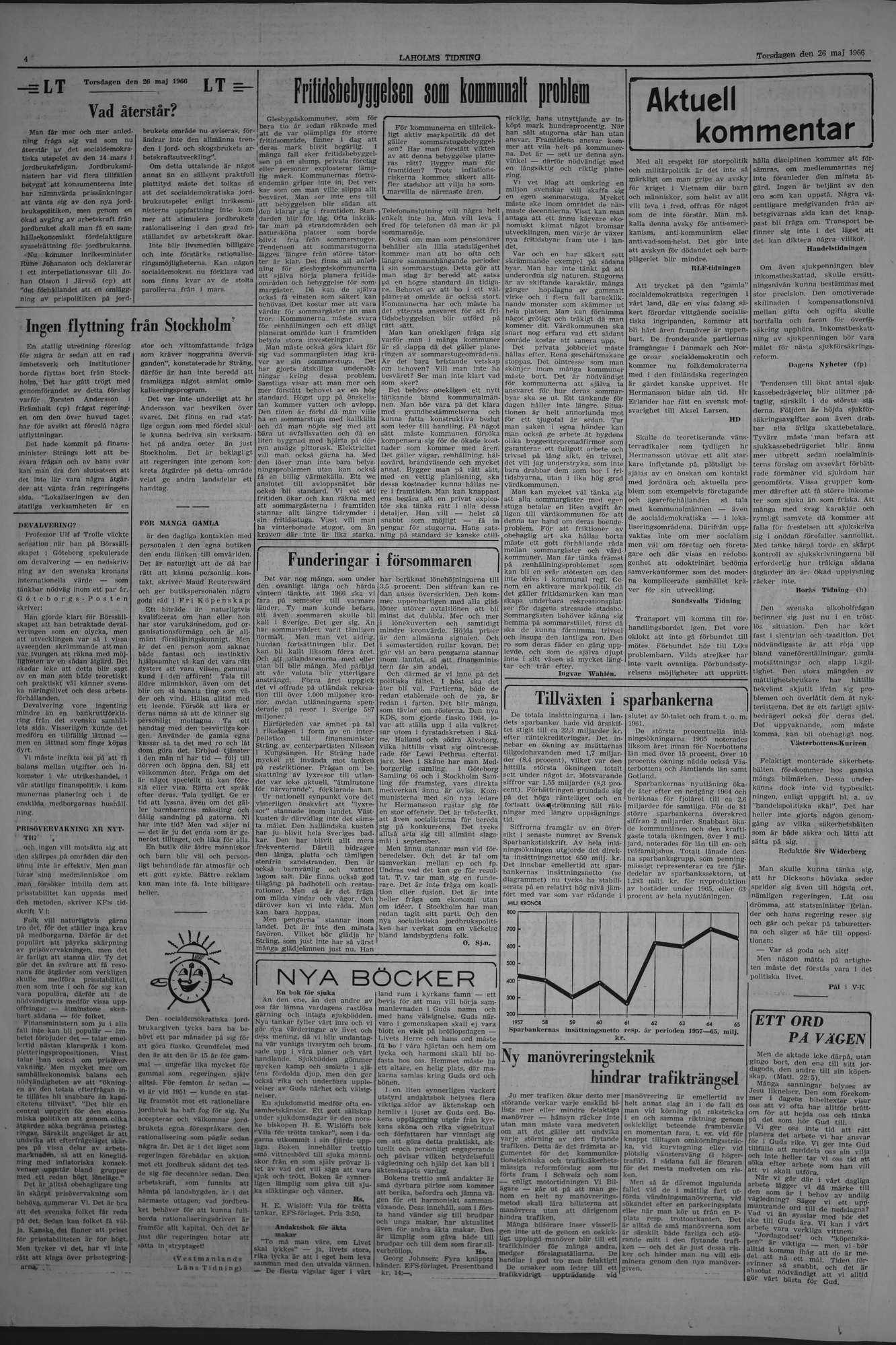 Laholms Tidning Torsdag 26 maj 1966, sida 4