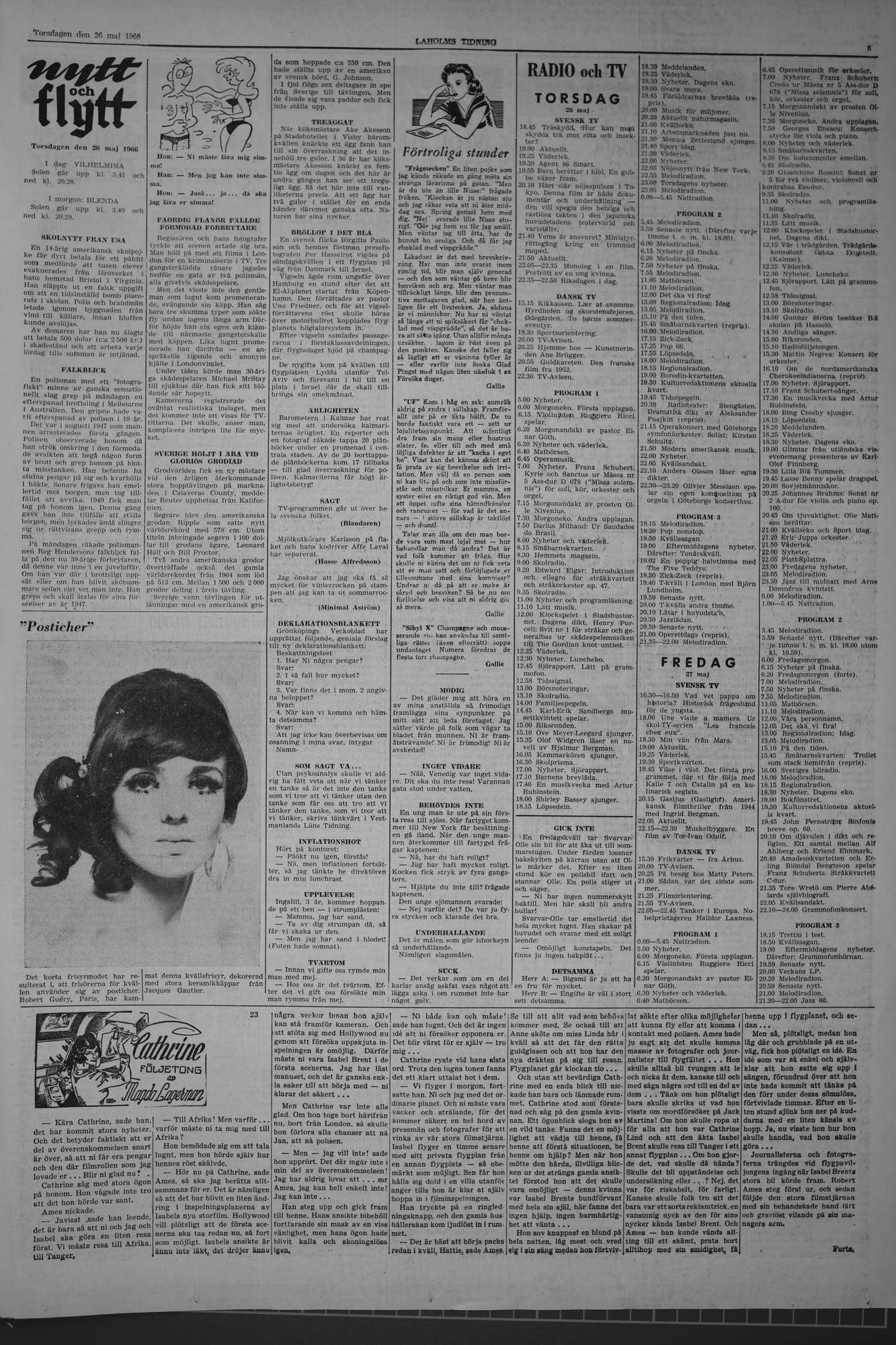 Laholms Tidning Torsdag 26 maj 1966, sida 5