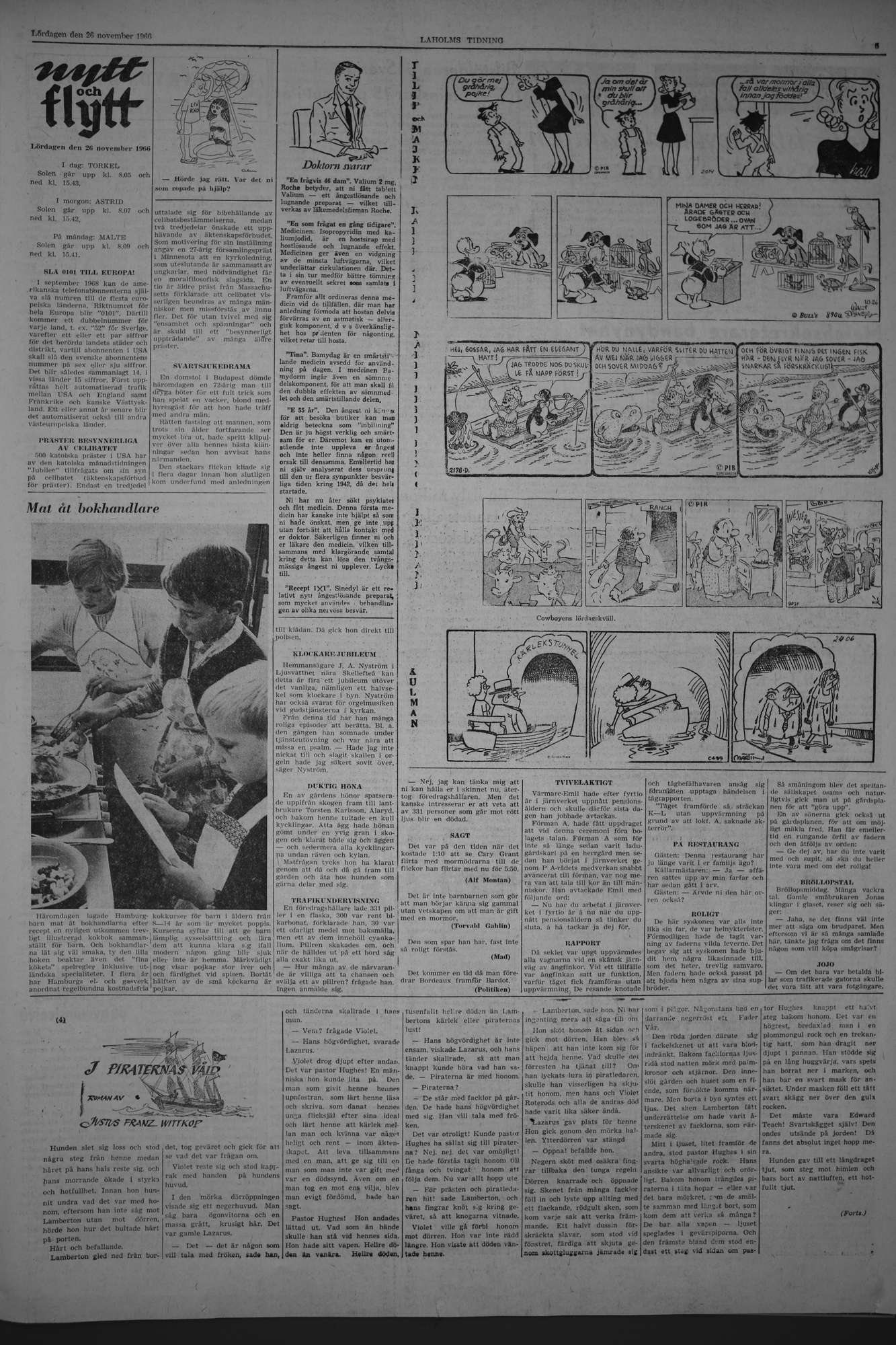 Laholms Tidning Lördag 26 november 1966, sida 5