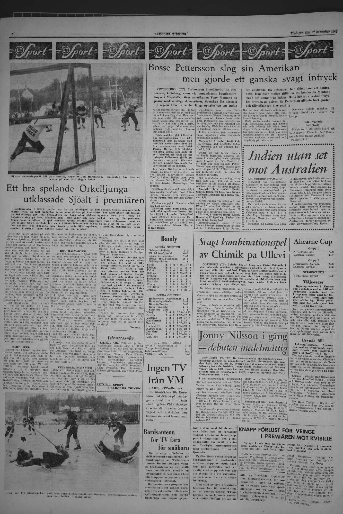 Laholms Tidning Tisdag 27 december 1966, sida 6