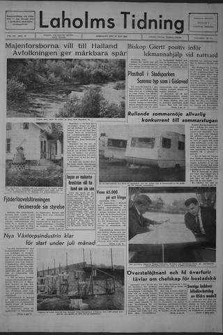 Förstasidan, Fredag 27 maj 1966