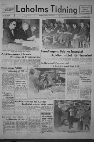 Förstasidan, Torsdag 27 oktober 1966
