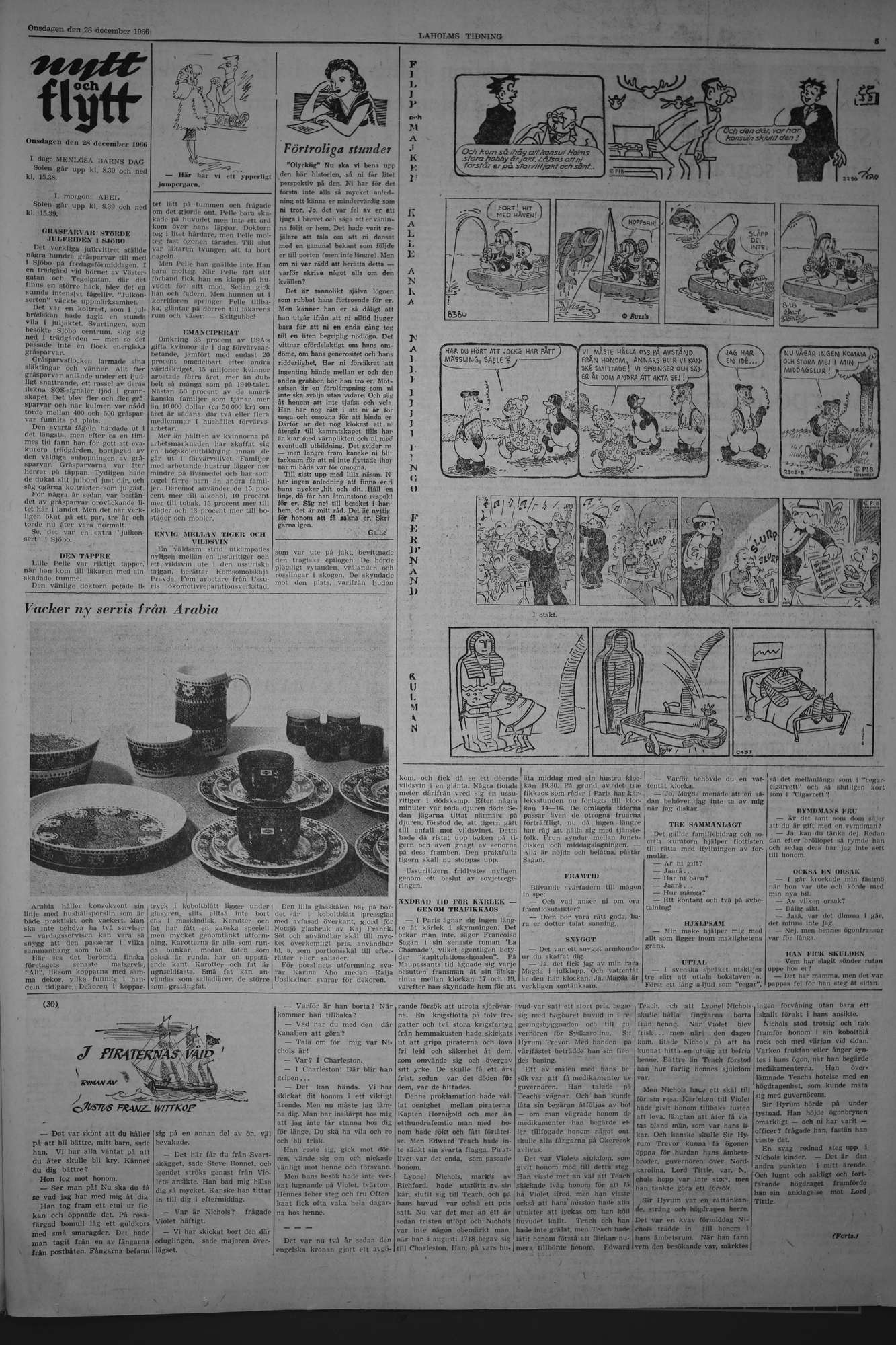 Laholms Tidning Onsdag 28 december 1966, sida 5