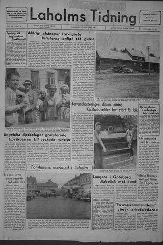Förstasidan, Torsdag 28 juli 1966