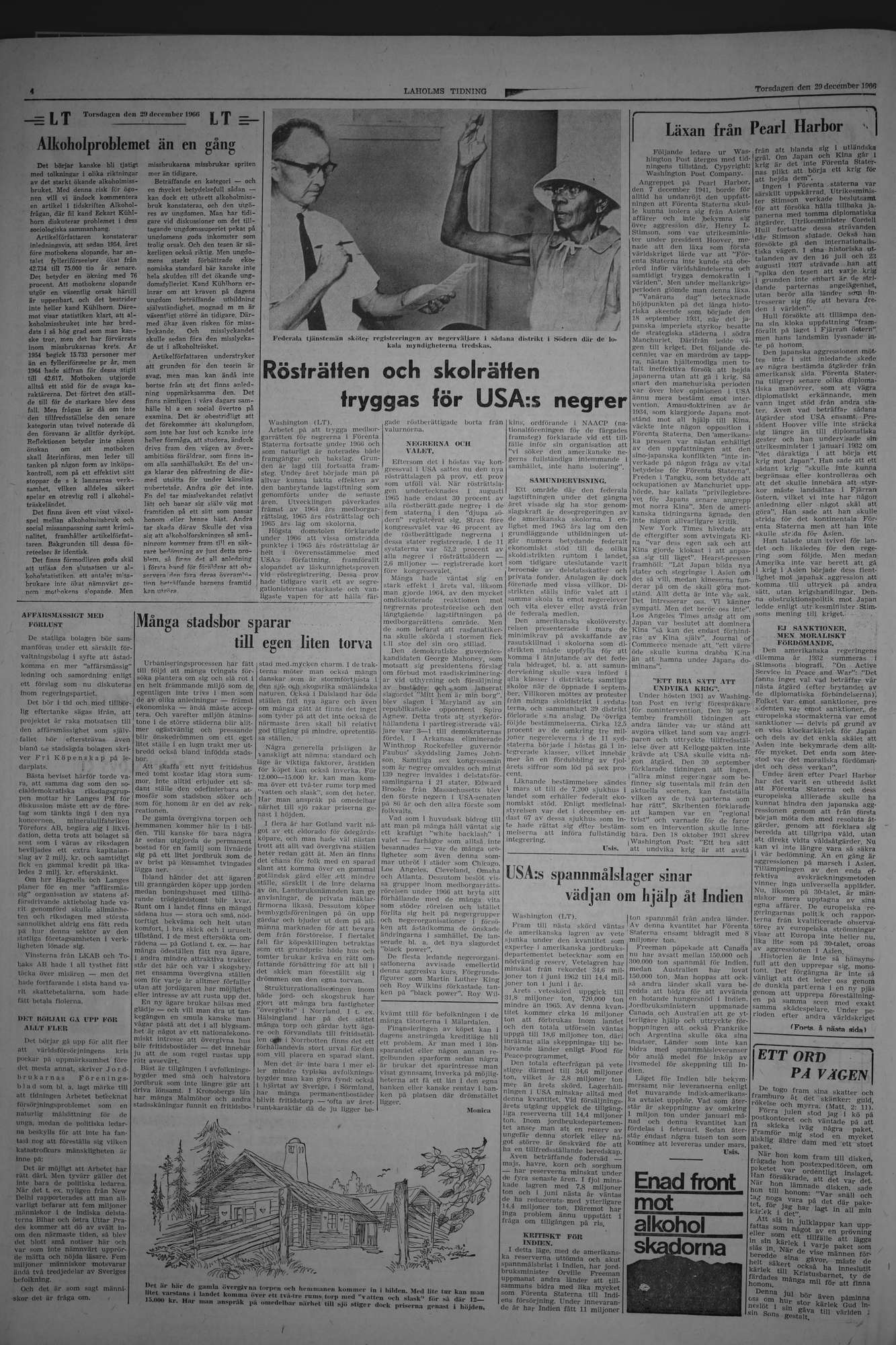 Laholms Tidning Torsdag 29 december 1966, sida 4