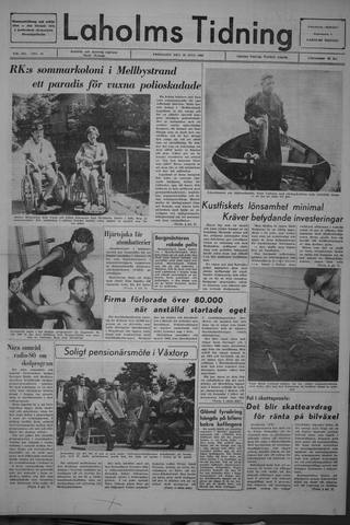 Förstasidan, Fredag 29 juli 1966