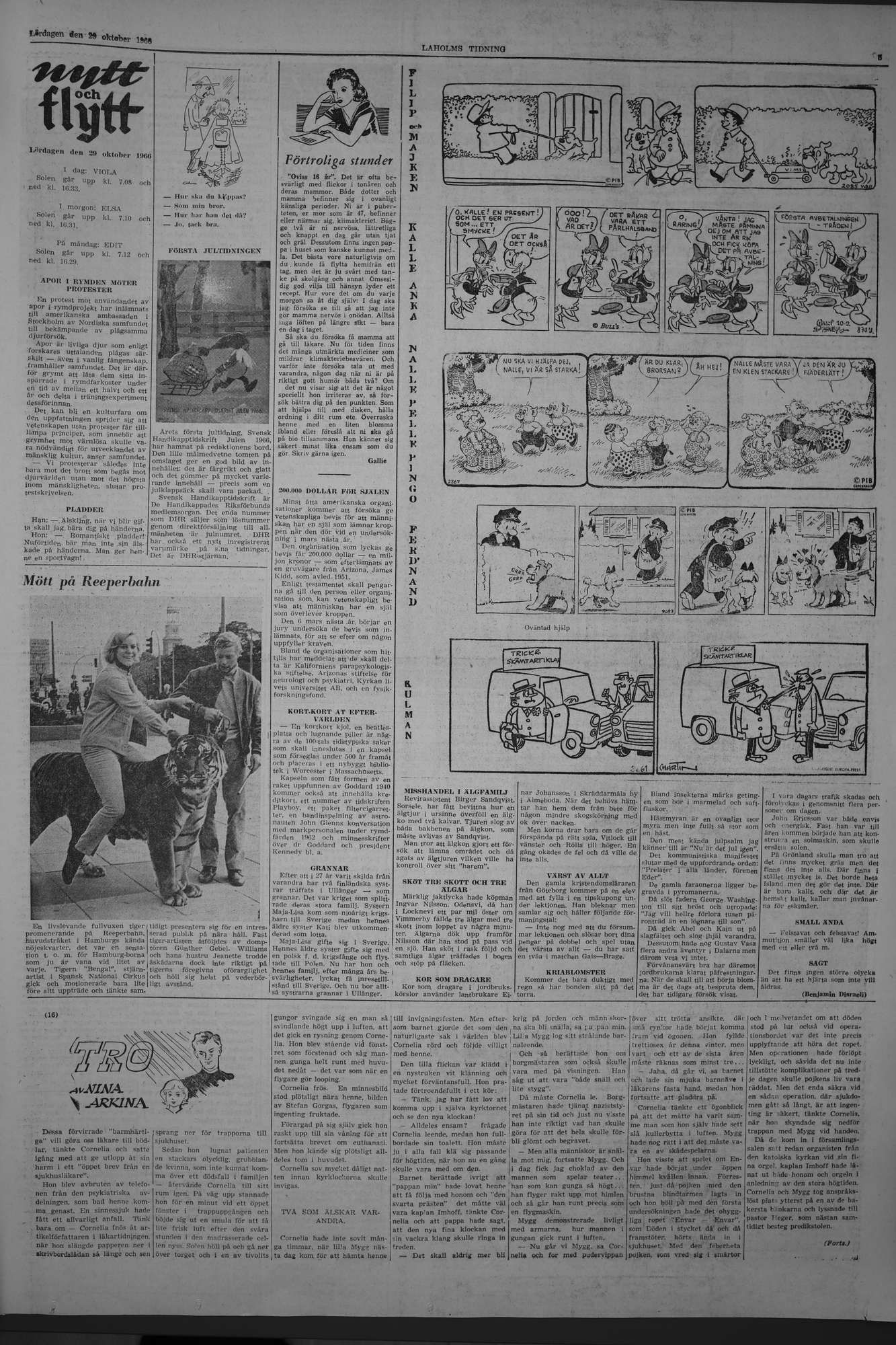 Laholms Tidning Lördag 29 oktober 1966, sida 5