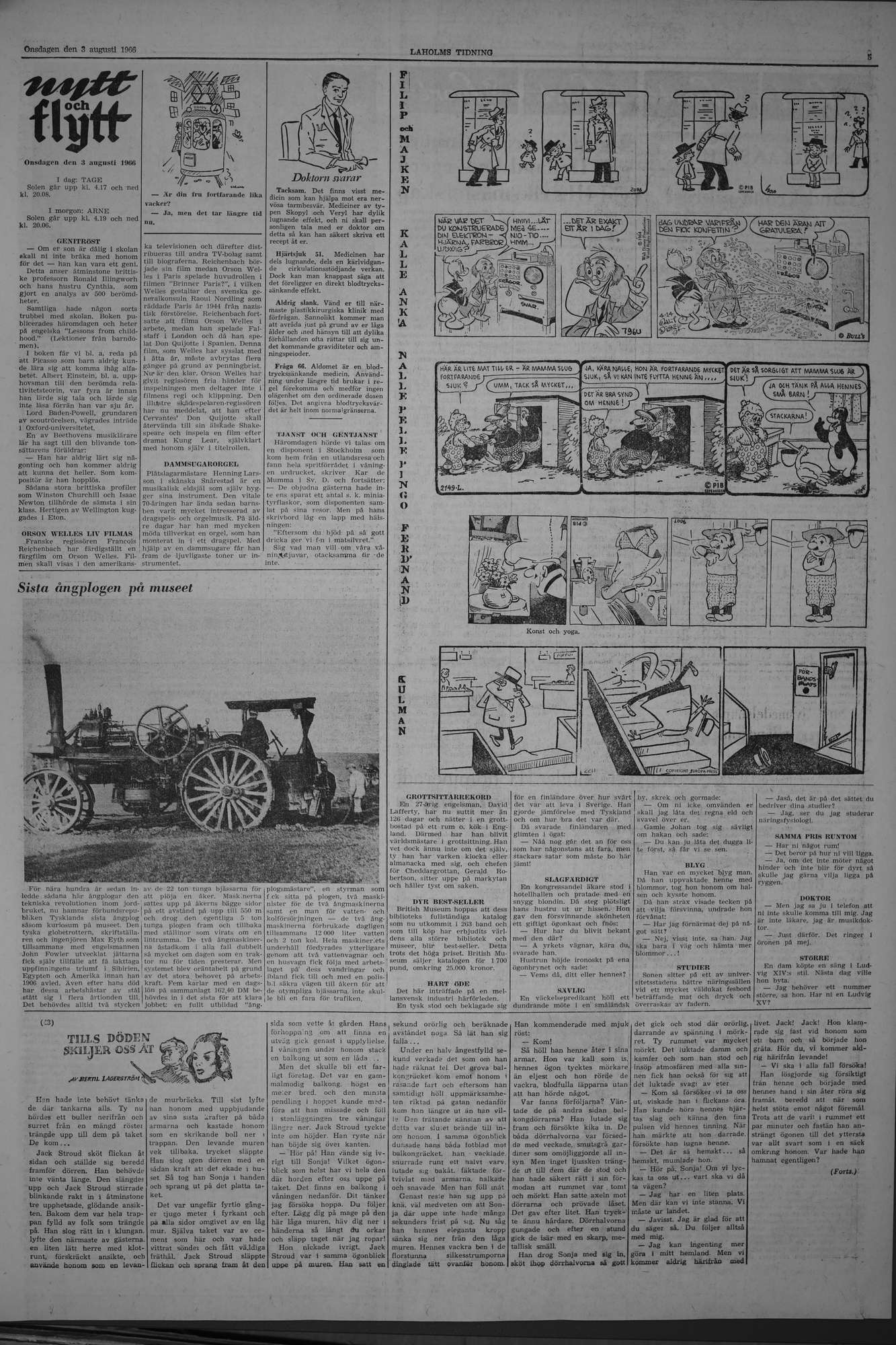 Laholms Tidning Onsdag 3 augusti 1966, sida 5