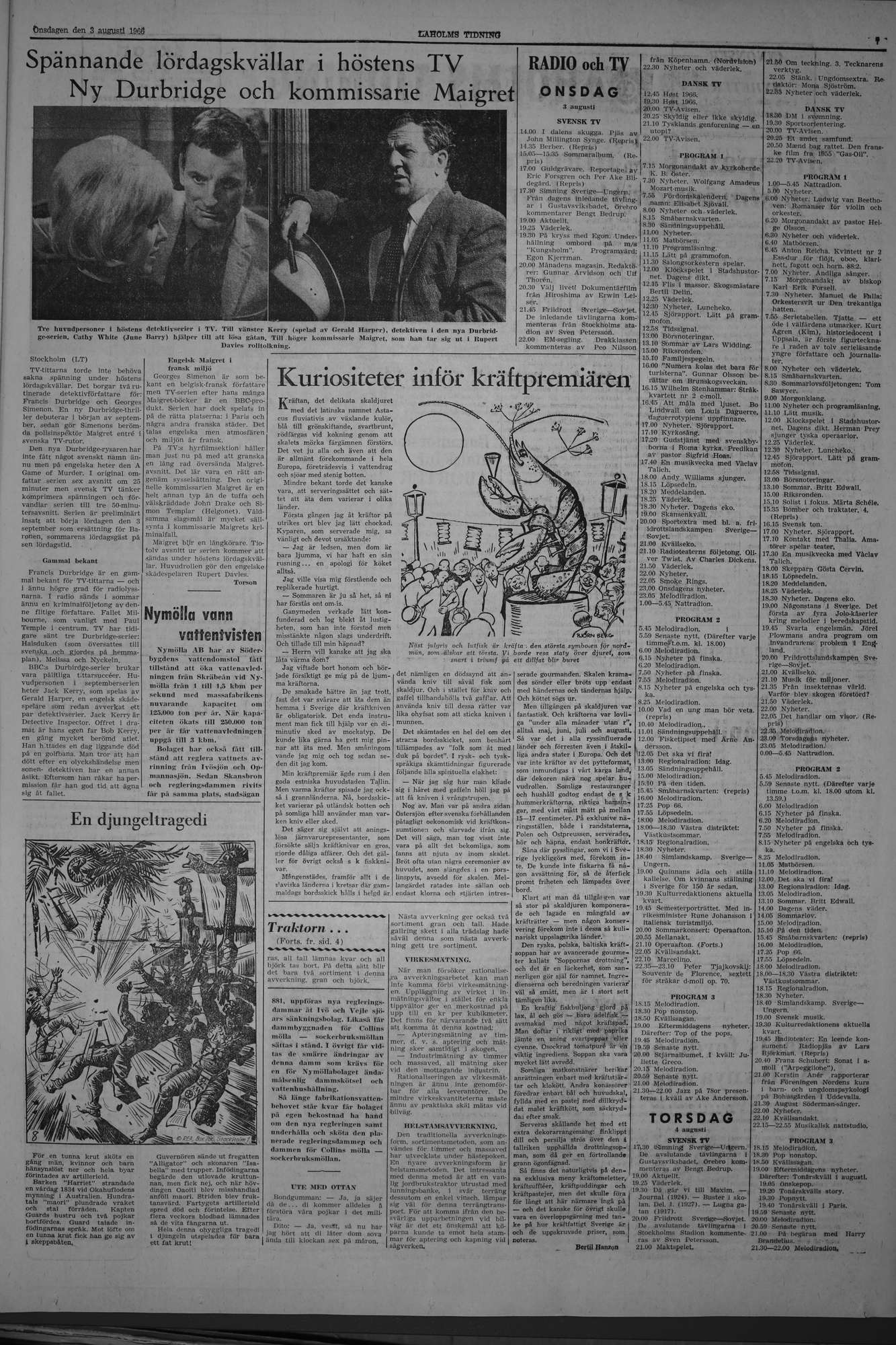 Laholms Tidning Onsdag 3 augusti 1966, sida 7