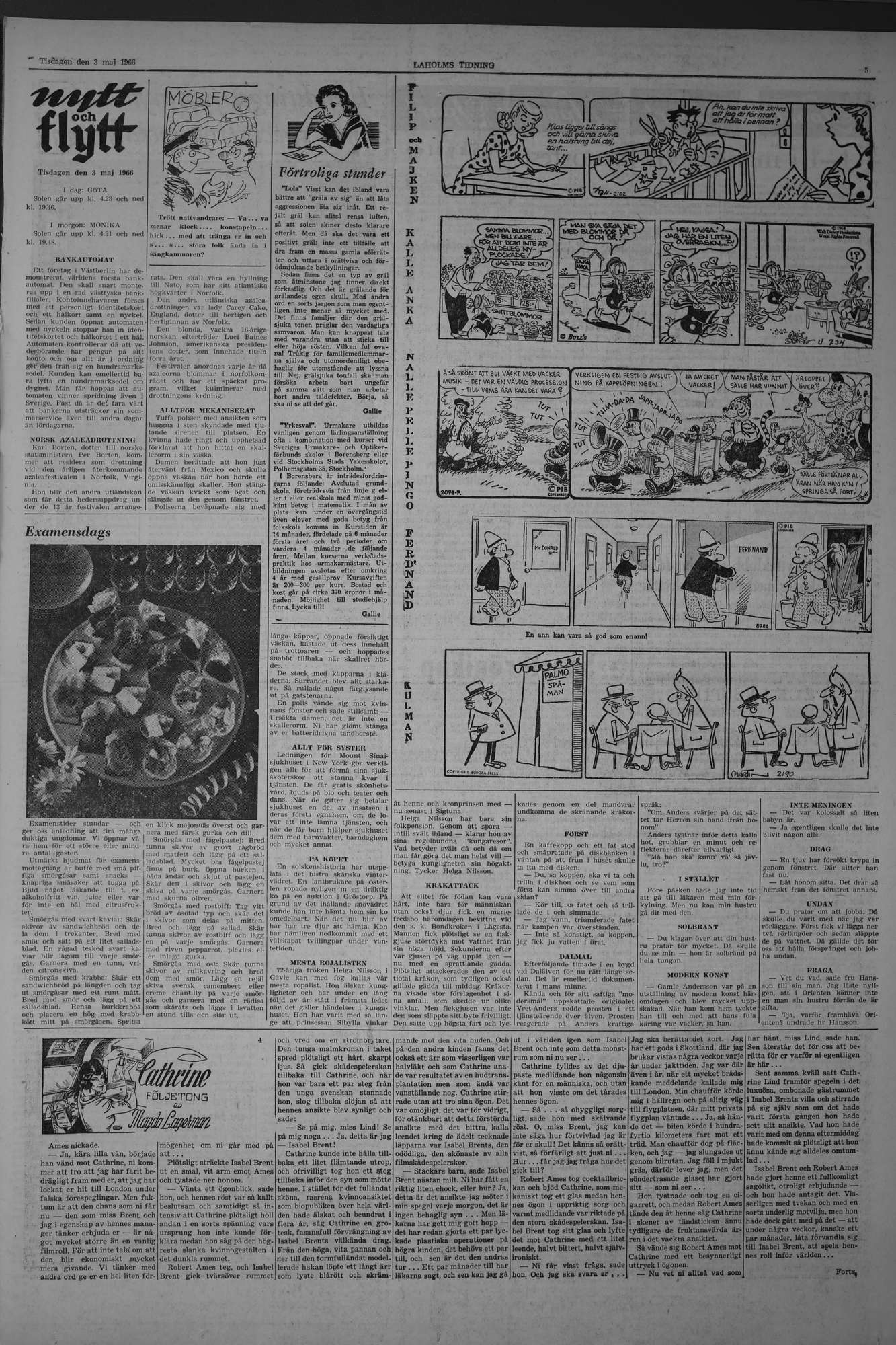 Laholms Tidning Tisdag 3 maj 1966, sida 5