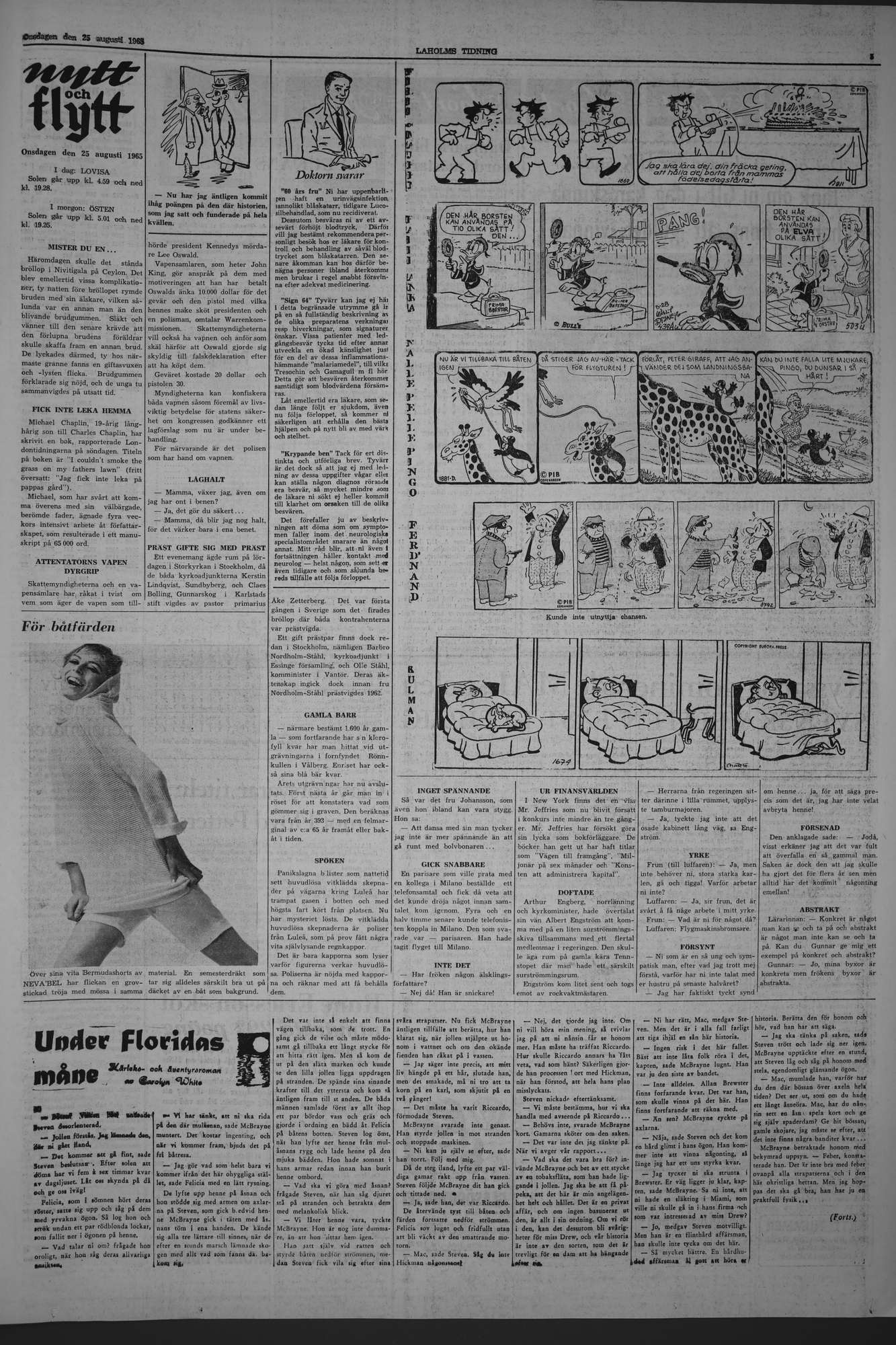 Laholms Tidning Onsdag 25 augusti 1965, sida 5