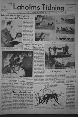 Förstasidan, Onsdag 30 november 1966