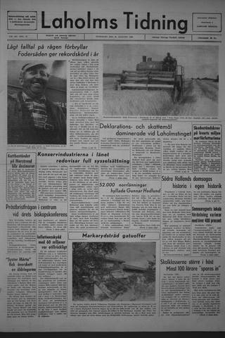 Förstasidan, Onsdag 31 augusti 1966