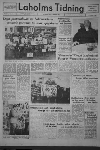Förstasidan, Måndag 31 oktober 1966