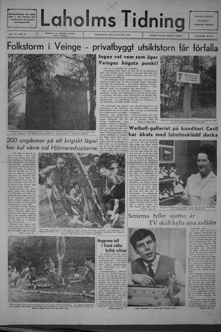 Förstasidan, Torsdag 4 augusti 1966