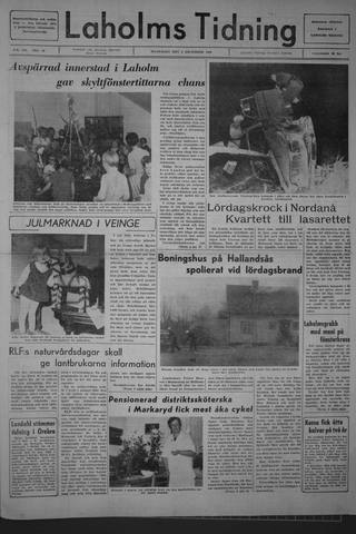 Förstasidan, Måndag 5 december 1966