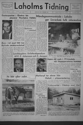 Förstasidan, Onsdag 5 oktober 1966