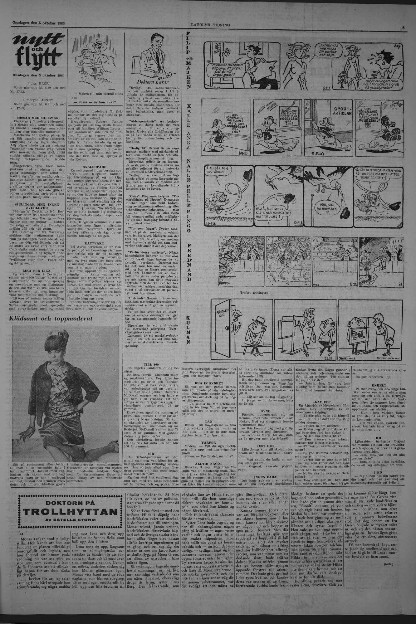 Laholms Tidning Onsdag 5 oktober 1966, sida 5