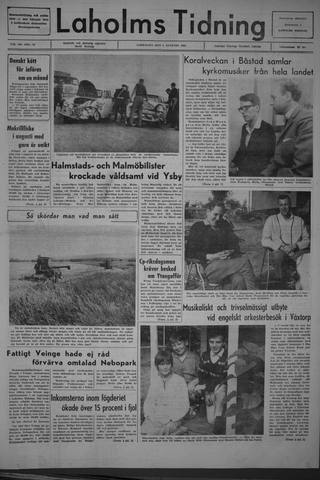 Förstasidan, Lördag 6 augusti 1966