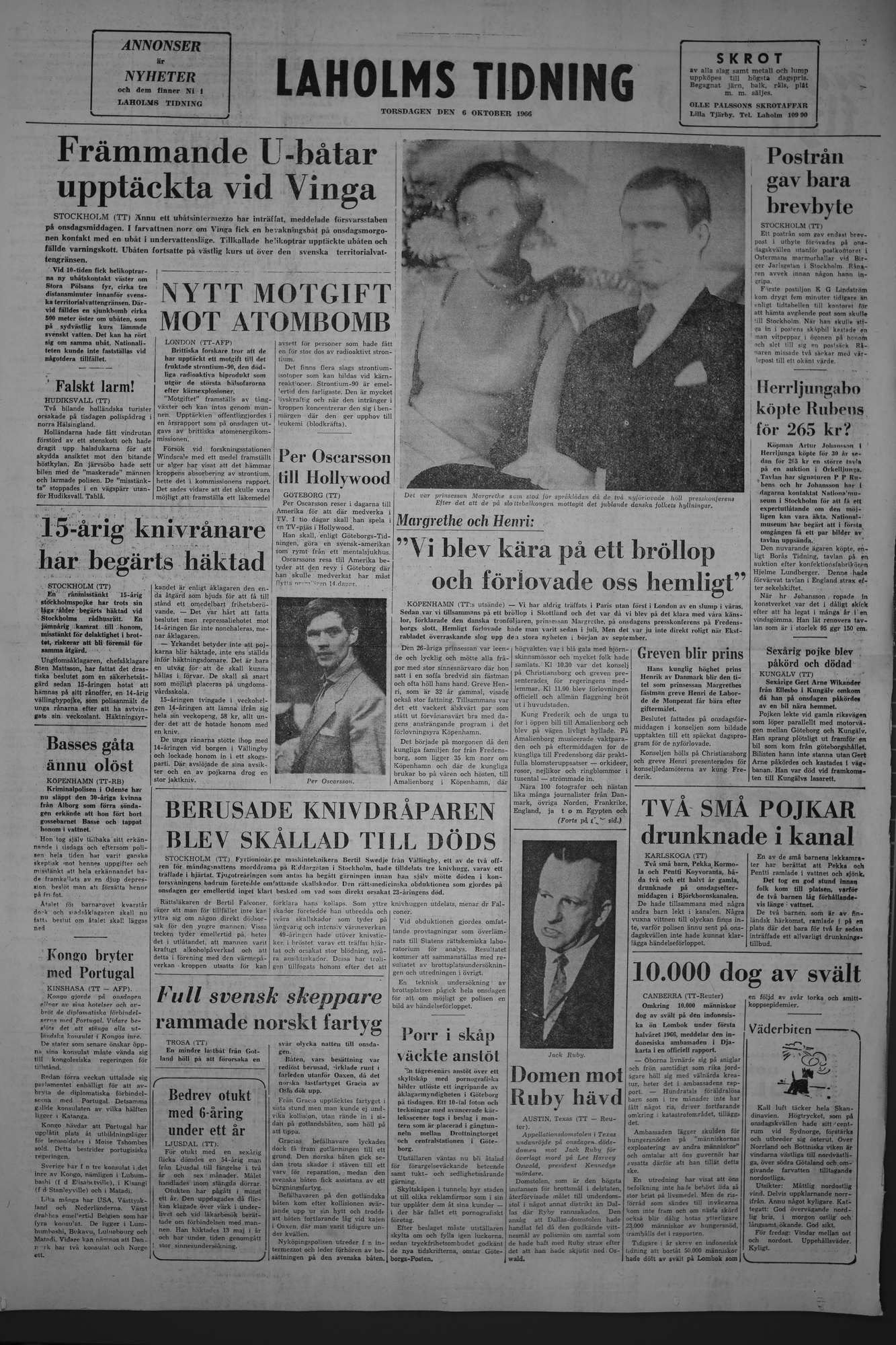 Laholms Tidning Torsdag 6 oktober 1966, sida 8