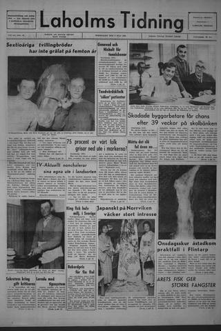 Förstasidan, Torsdag 7 juli 1966