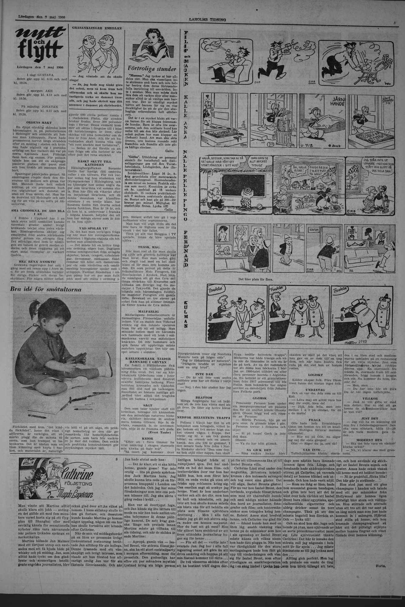Laholms Tidning Lördag 7 maj 1966, sida 5
