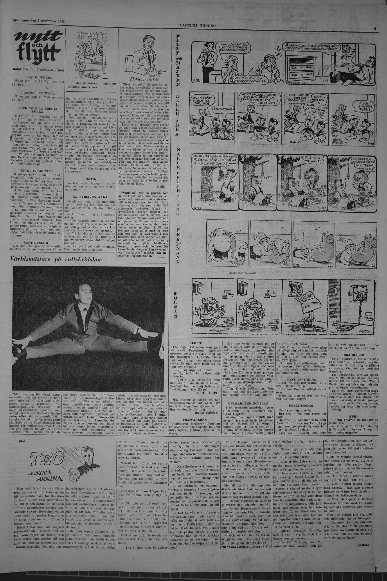 Laholms Tidning Måndag 7 november 1966, sida 5