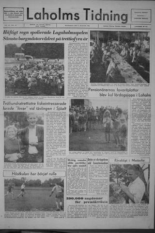 Förstasidan, Måndag 8 augusti 1966