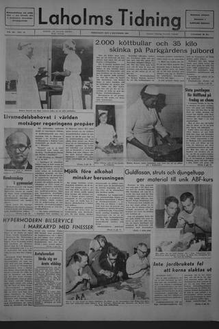 Förstasidan, Torsdag 8 december 1966