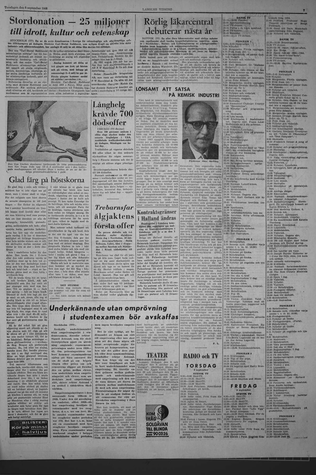 Laholms Tidning Torsdag 8 september 1966, sida 7